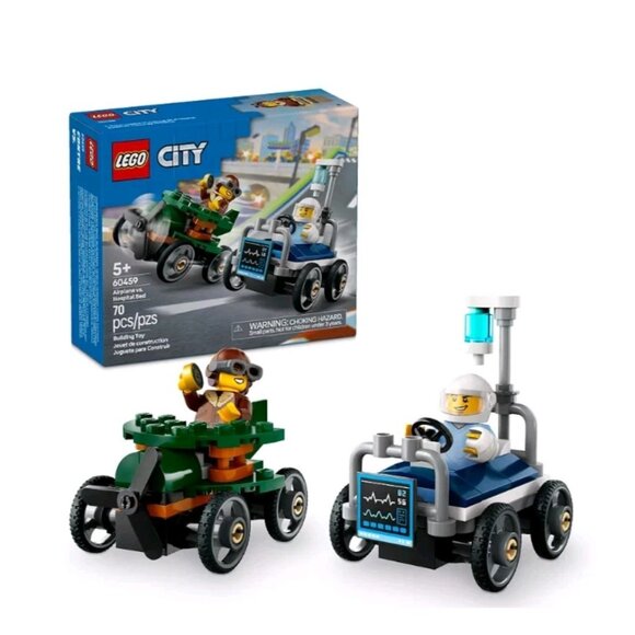 LEGO CITY: Build & Race  Car Packs (60458 + 60459) Set - Picture 4 of 5
